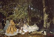 Claude Monet sketch for De picnic Shut down France oil painting artist